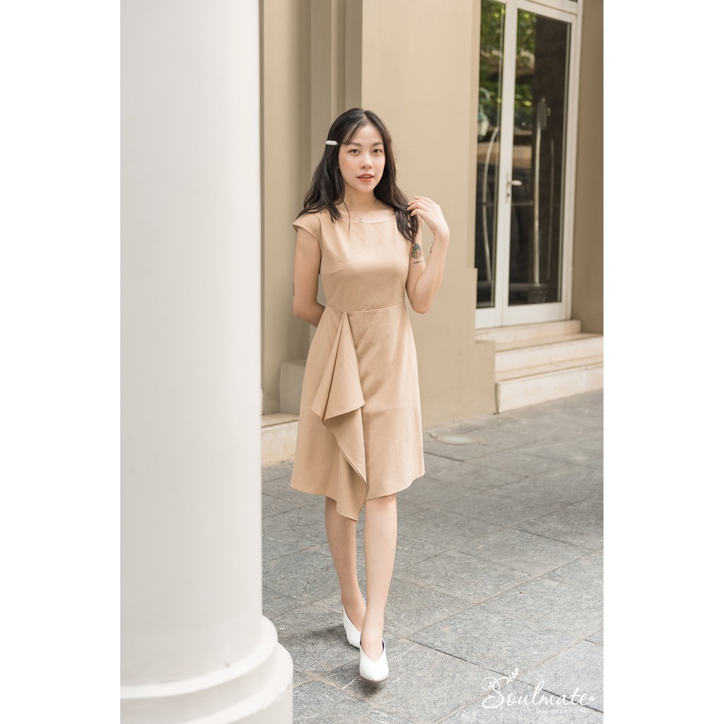 Đầm vạt dài- BEIGE dress