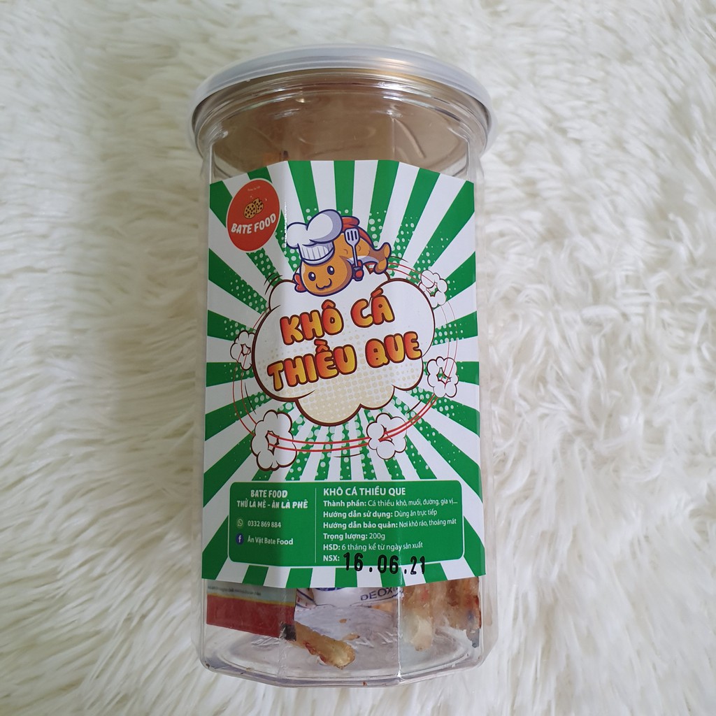 Khô Cá Thiều Que 200g Siêu Ngon, đồ ăn vặt | BigBuy360 - bigbuy360.vn