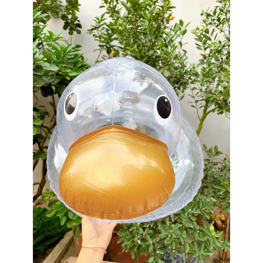 PHAO BƠI VỊT TRONG SUỐT CHO BÉ