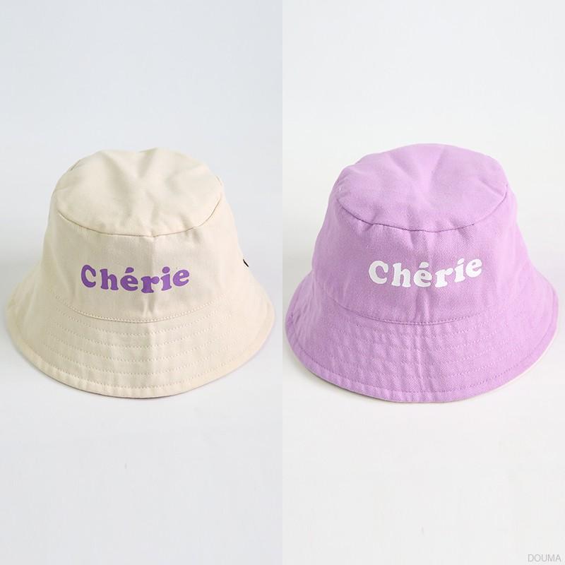 Nón Tai Bèo Hai Mặt Có In Chữ Cho Bé