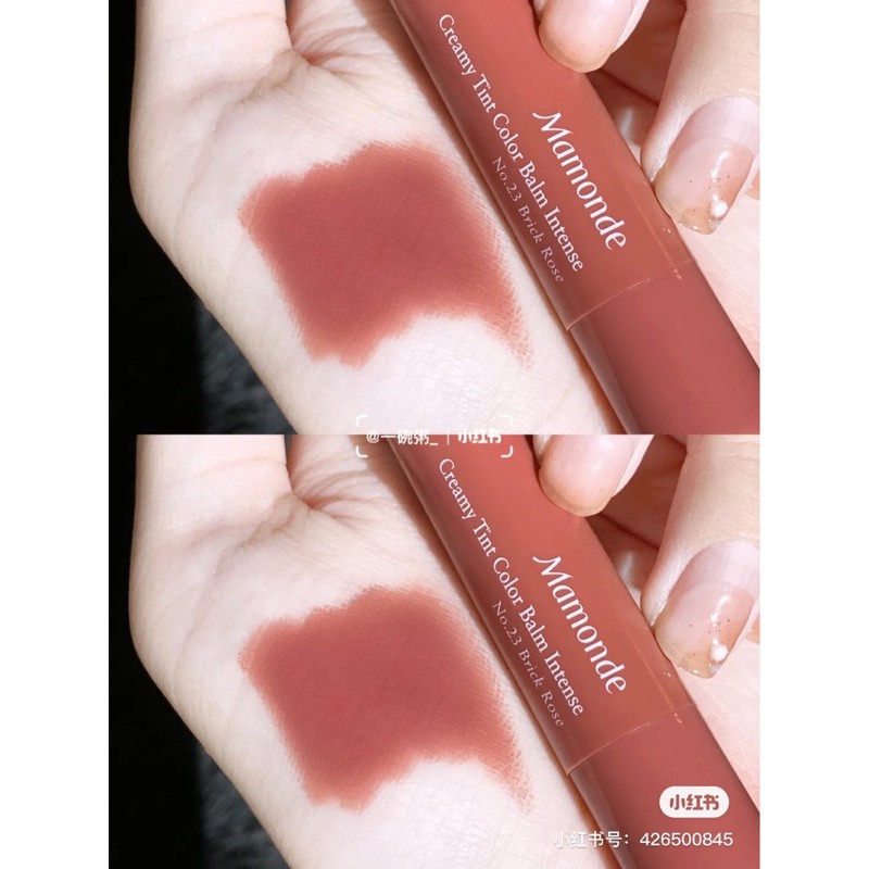 SON BÚT CHÌ MAMONDE CREAMY TINT COLOR BALM INTENSE | BigBuy360 - bigbuy360.vn