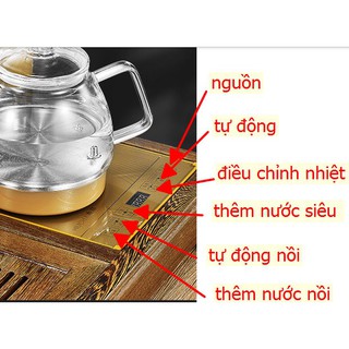 BỘ ĐUN NƯỚC ĐIỆN TỰ ĐỘNG PHA TRÀ THỦY TINH