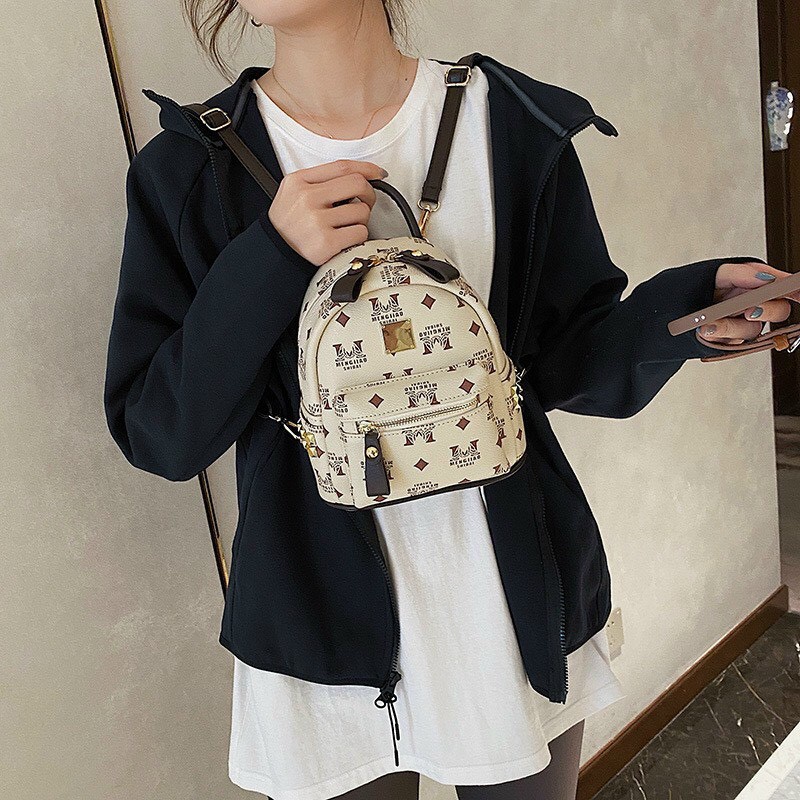 Balo Nữ Mini Thời Trang Da Đẹp Gía rẻ đi chơi đi học phong cách situivi- BL012