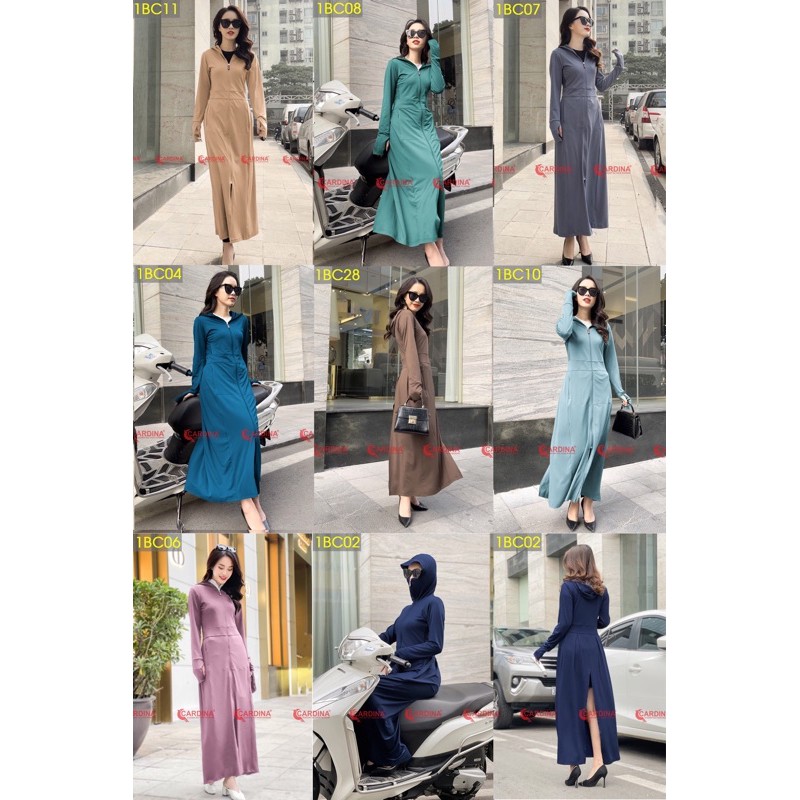 (Mẫu 2021) Áo chống nắng cardina liền thân chính hãng
