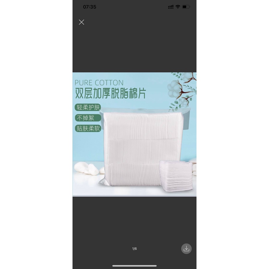 Bông miếng y tế cắt sẵn đa năng , bông tẩy trang, lau mặt, spa phun xăm