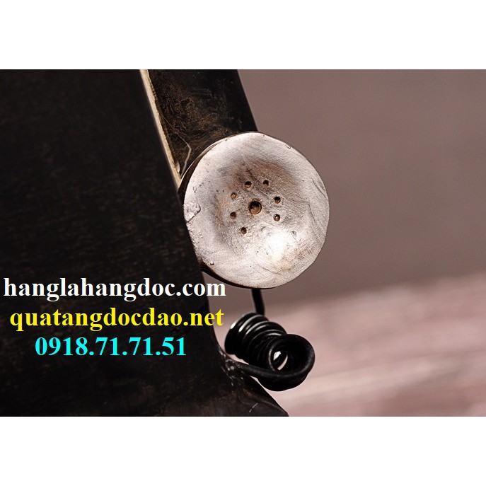 Trụ điện thoại Local quay số cổ điển trang trí vintage retro độc đáo