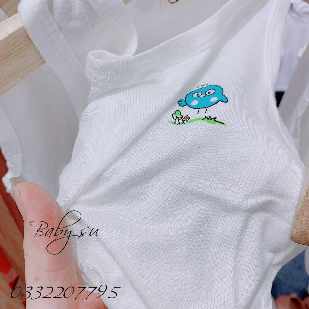 Áo Sát Nách,Ba Lỗ Thun Lạnh Cho Bé Trai,Bé Gái 3-20kg Chất Đẹp, Mềm Mại - Baby Su