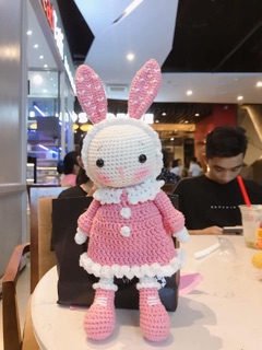 [ THÚ BÔNG LEN] thỏ mimi
