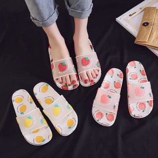 Dép thời trang nữ hình hoa quả siêu cute đế cao su non hottrend mới nhất 2020