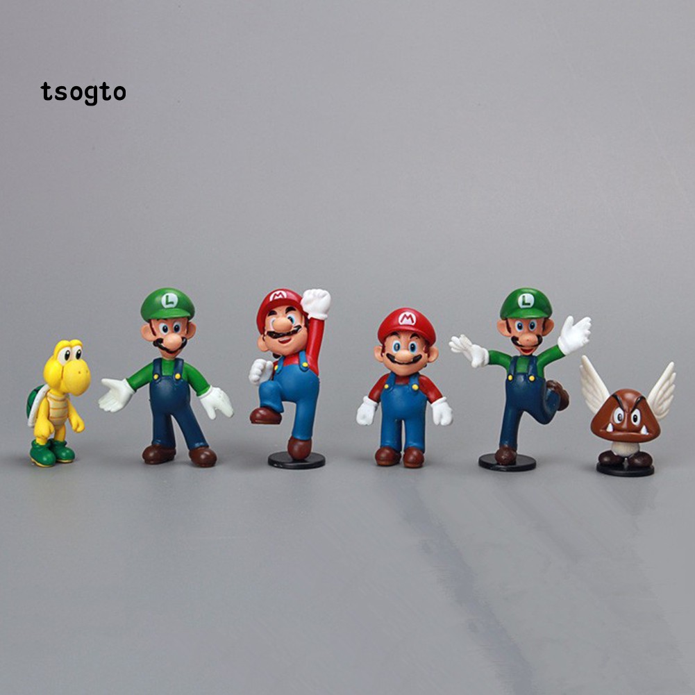 Set 18 Mô Hình Đồ Chơi Các Nhân Vật Trong Game Super Mario