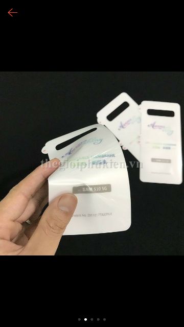 Dán full mặt trước, sau PPF cho SamSung Galaxy S10 5G chống xước