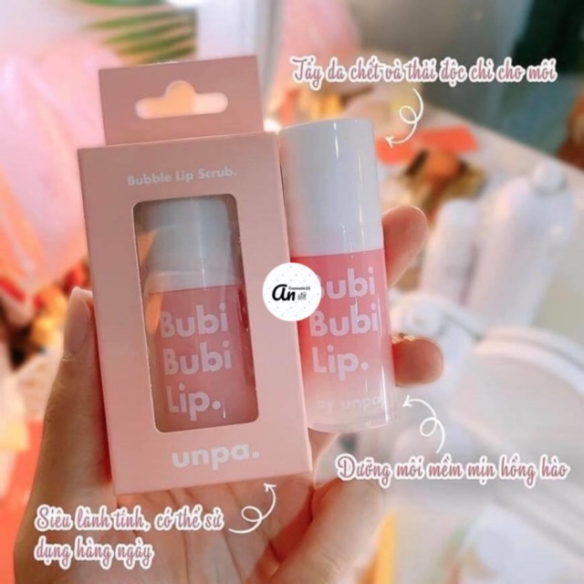 Tẩy da chết môi Bubi Bubi Lip, Tẩy tế bào chết cho môi Bubi Lip