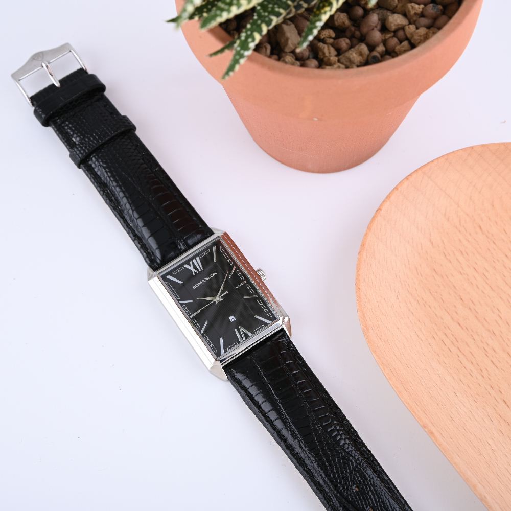 Đồng hồ nam chính hãng Hàn Quốc - Romanson TL4206MWBK - Máy thụy sĩ - Phân phối độc quyền Galle Watch