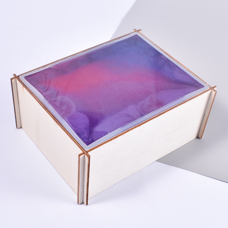 Khuôn silicone làm hộp đựng khăn giấy bằng epoxy resin