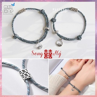Vòng tay đôi couple SONG HỶ - PHU THÊ cực xinh