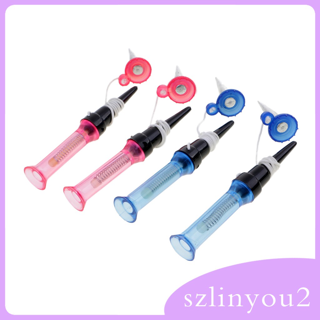 Bộ 4 Phụ Kiện Giữ Bóng Golf Bằng Nhựa Linh Hoạt Màu Hồng / Xanh Dương szlinyou2
