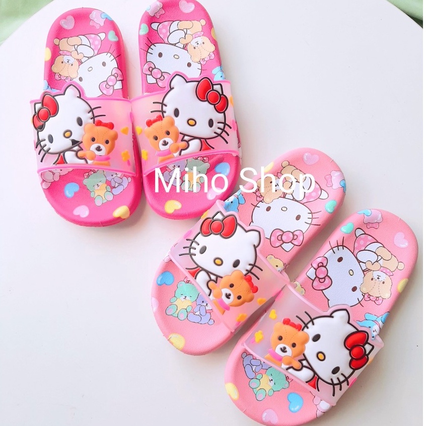 [SIÊU ĐẸP] Dép Quai Ngang Hello Kitty Cao Cấp Cực Đẹp Cho Bé MihoShop