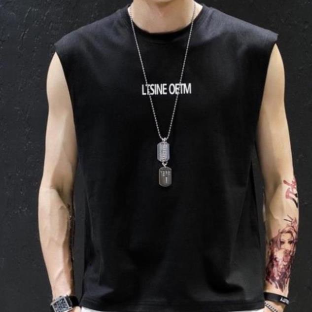 Áo Tanktop, Áo 3 Lỗ Nam Cổ Tròn Form Rộng Co Giãn Cao Cấp Chất Cotton Thoáng Mát