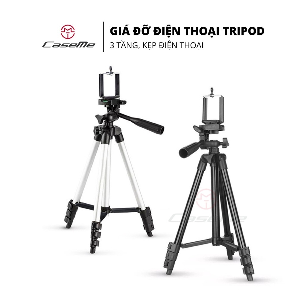 Giá đỡ điện thoại Tripod, Chân livestream, chân chụp ảnh 4 tầng đa năng Trippod 3110