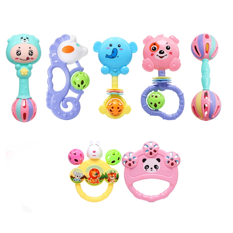Bộ 7 Đồ Chơi Lục Lạc Cho Bé