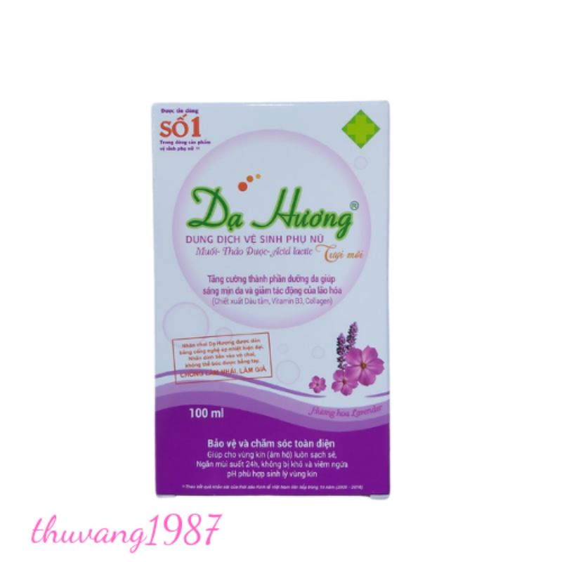 Dung dich vệ sinh phụ nữ Dạ Hương 100-120ml