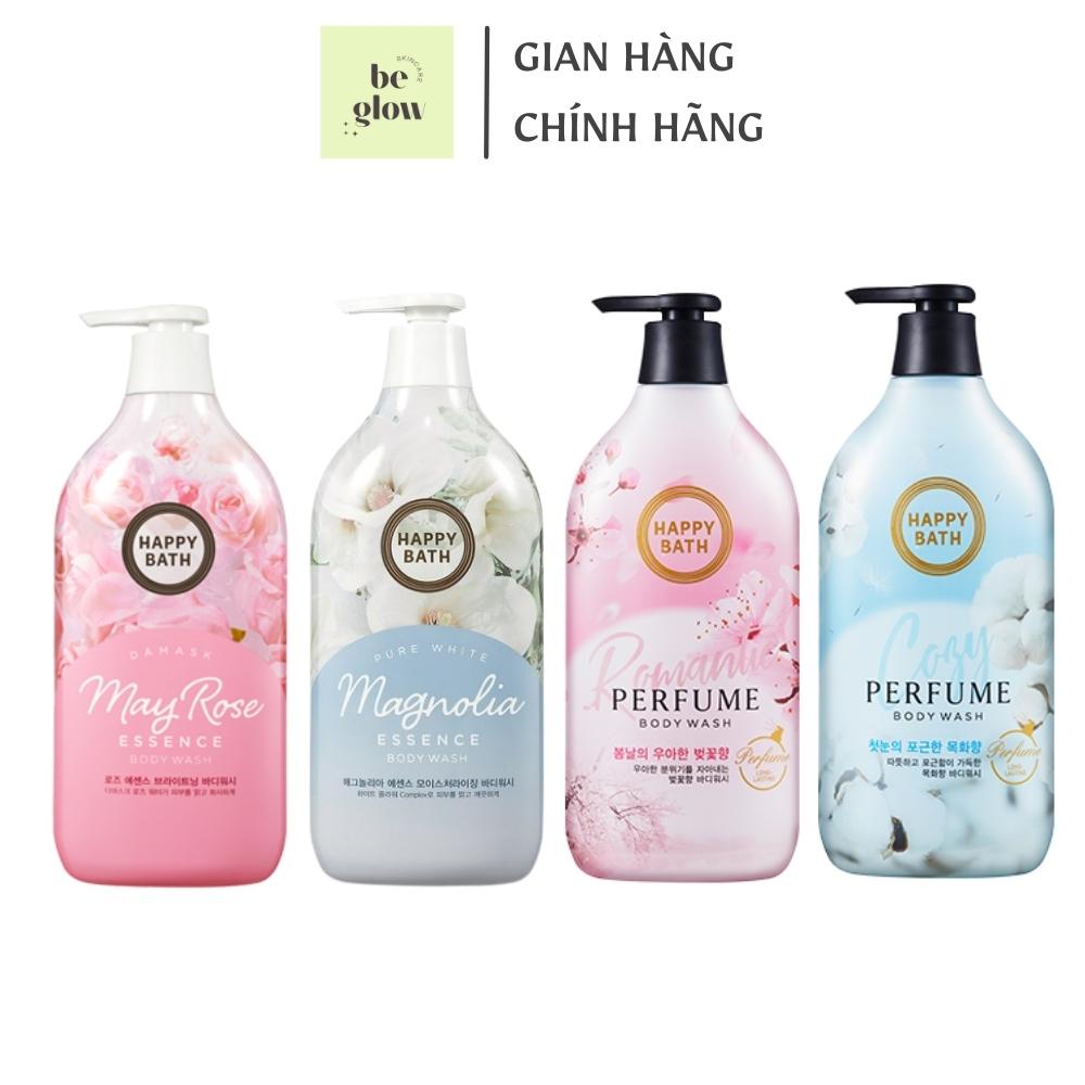 Sữa tắm Happy Bath Body Wash tắm sạch, lưu hương thơm Hàn Quốc 900ml - Be Glow Beauty