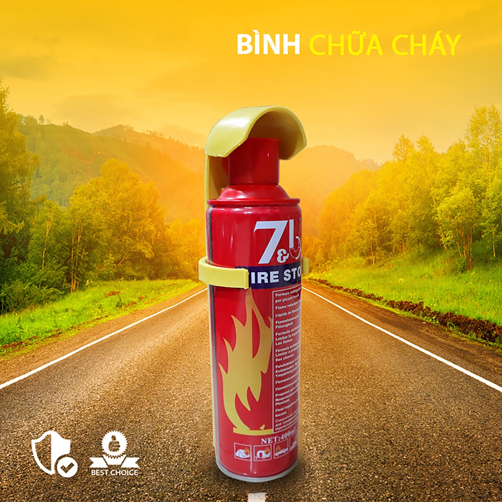 [HCM]Bình Cứu Hỏa Ô Tô 500ml - Bình Chữa Cháy Mini-MHQ