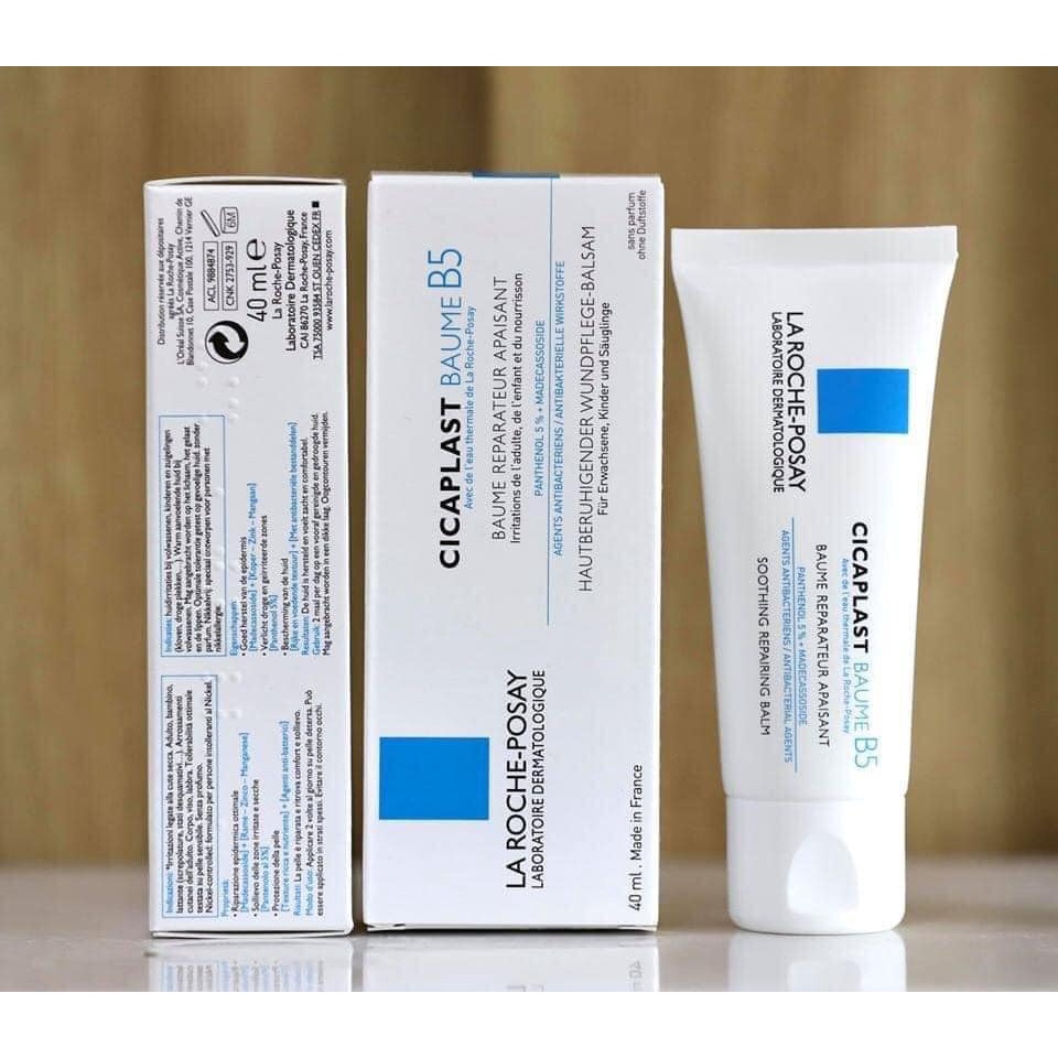 La Roche Posay B5 Kem Dưỡng  Ẩm Giúp Giảm Sưng, Thúc Đẩy Tái Tạo Da, Giúp Da Trắng Hồng Mịn Màng