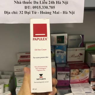 Kem dưỡng giúp giảm bóng nhờn Papulex Oil Free Cream 40ml - Papulex