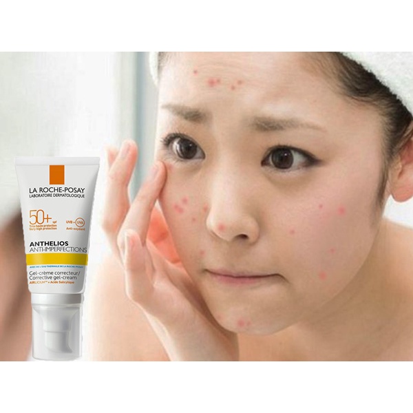 KEM CHỐNG NẮNG LA ROCHE POSAY ANTI-IMPERFECTIONS ANTI-SHINE ANTHELIOS XL DRY TOUCH  Invisible Fluid SPF 50+ 50ml.