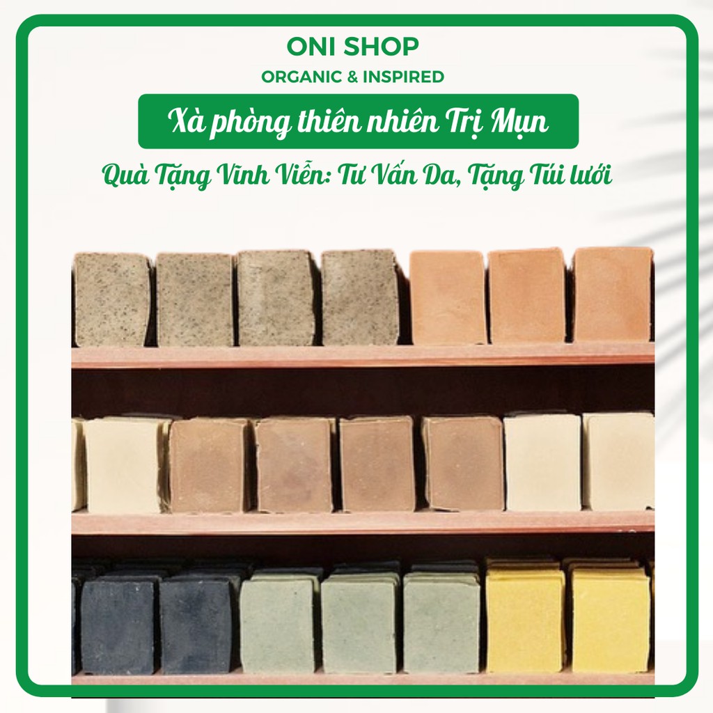 Xà phòng mụn lưng,mặt,rôm sẩy..✨FREESHIP TẶNG TÚI LƯỚI✨xà bông thiên nhiên phù hợp rửa mặt và toàn thân handmade-Onishop | BigBuy360 - bigbuy360.vn