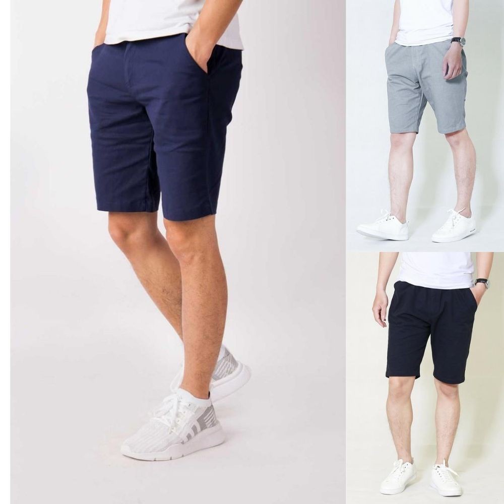 Quần Sooc Nam AROTI Ống Rộng Chất Đũi Đẹp Cao Cấp, Co Giãn Tốt, Mặc Siêu Mát Và Thoải Mái Dáng Suông Ngắn Đủ Size QN01-N