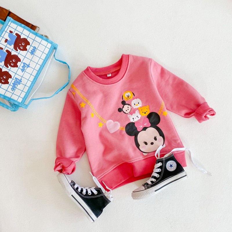 Áo Sweater Tay Dài Thời Trang Cho Bé