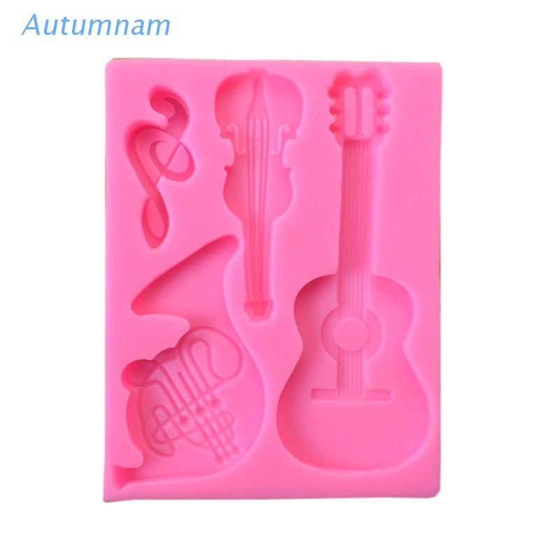 Khuôn Làm Móc Khóa Hình Cây Đàn Violin Bằng Nhựa Resin