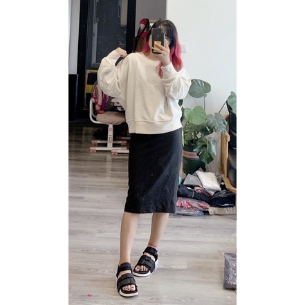 Áo nỉ da cá uni dư xịn