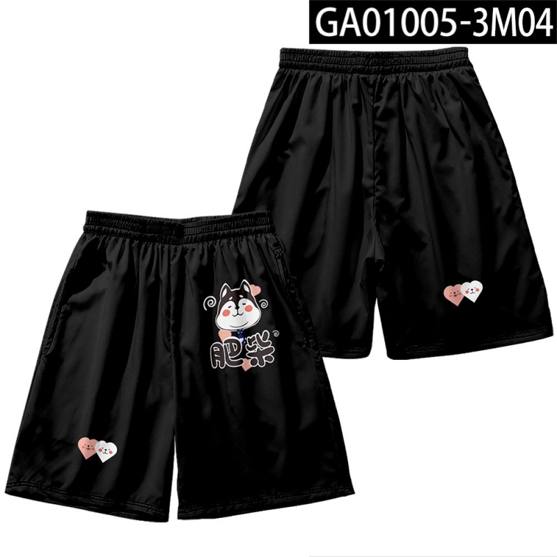 Quần short in hình chú cún shiba đáng yêu dành cho nam
