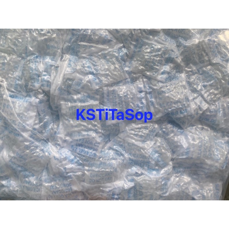 Hút ẩm Silicagel loại 2,5gam (set 40 gói)