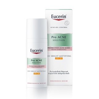 Kem Dưỡng Ban NGày Eucerin Pro Acne Day Mat Whitening Spf30 50ml - Trắng Da Giảm Mụn