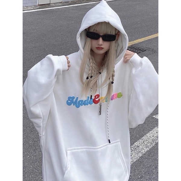ÁO HOODIE UNISEX MADE ( hình chụp thật )