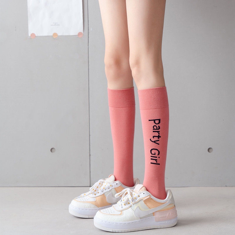 Vớ Dài Đến Đầu Gối Mỏng Thời Trang Xuân Hè Phong Cách Preppy Đường Phố Hợp Thời Trang Dễ Phối Đồ Cho Nữ