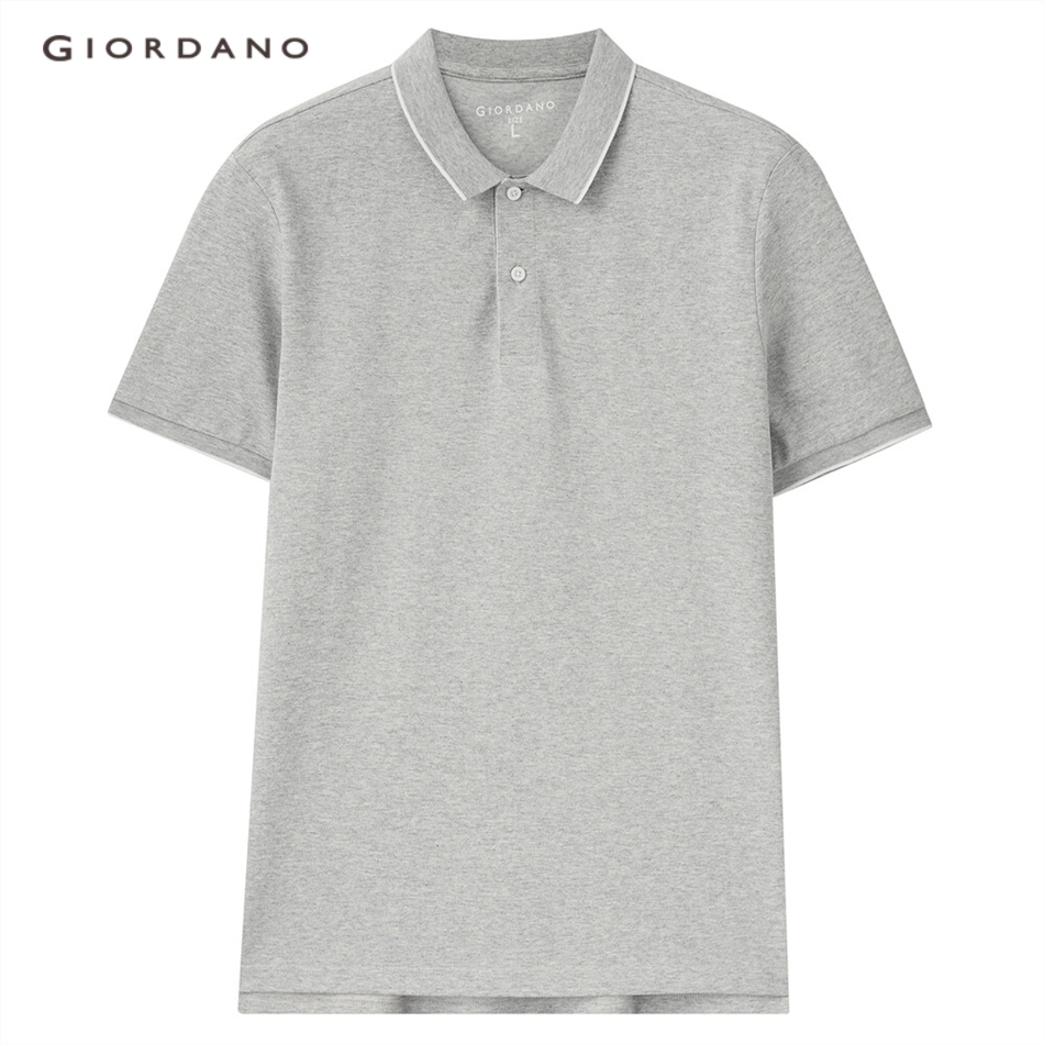 [ Mã 12FASHIONSALE1 giảm 10K đơn 50K ] Áo thun GIORDANO 13011022 polo tay ngắn dành cho nam  | BigBuy360 - bigbuy360.vn