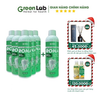 Nước súc miệng 🍃FREESHIP🍃Nước súc miệng dược liệu rona - Sạch bay hôi miệng - Chặn ngay nhiệt miệng -150ml