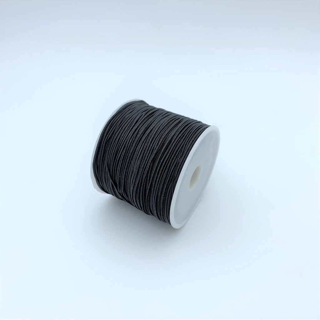 Dây chun bọc dù bên ngoài 0.6mm 37m siêu bền để xâu vòng lỗ lớn nhiều màu - Charm Bạc 925 - PKCHUNVG