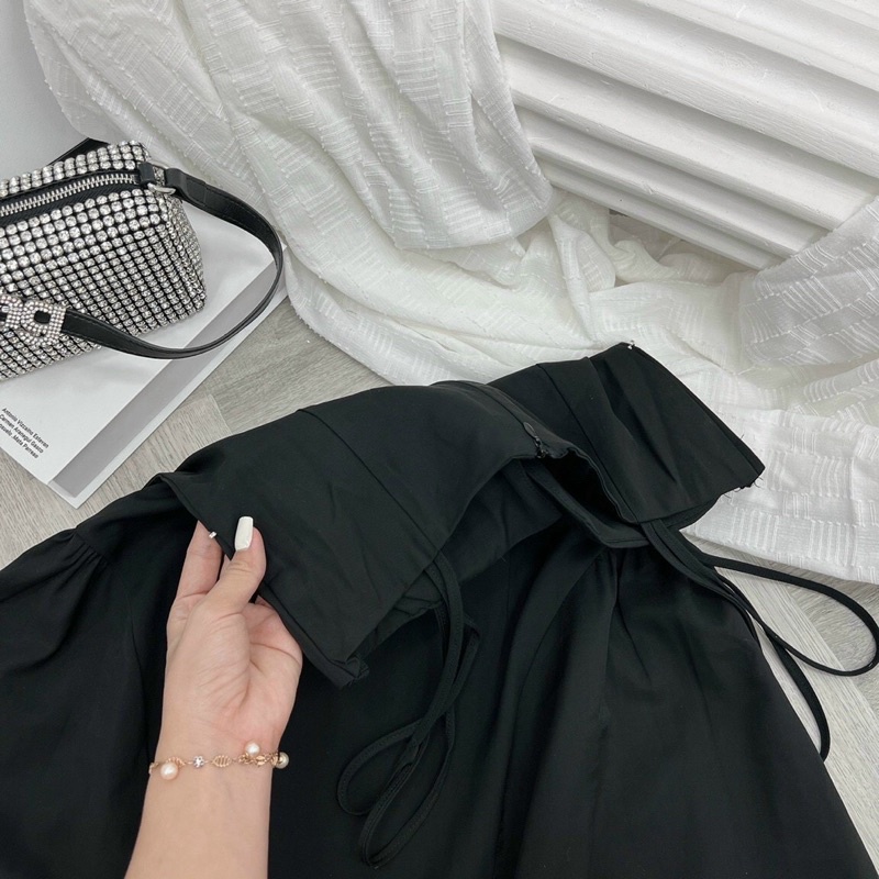 ĐẦM 2S ĐEN XẺ VIỀN CƯỜM