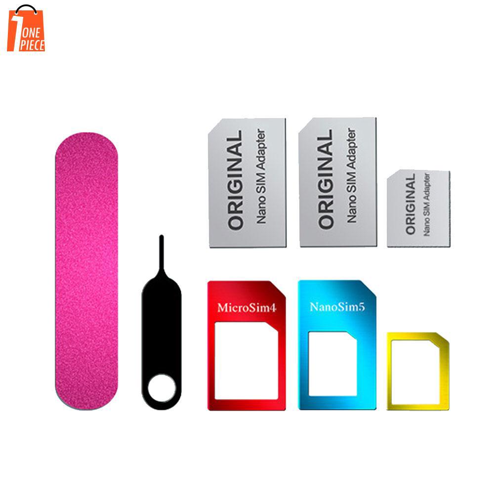 Bộ Dụng Cụ Chuyển Đổi Sim Card 5 Trong 1 Cho Điện Thoại