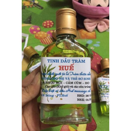 Tinh Dầu Tràm Huế Nguyên Chất Loại 1 Chai Tròn 100ml TDH01
