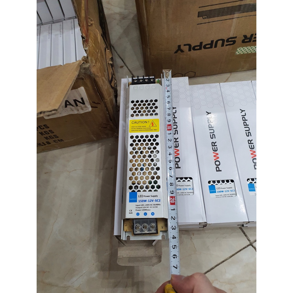 Adapter tổ ong loại dẹt 12v 100W - 400W có quạt. chất lượng cực tốt