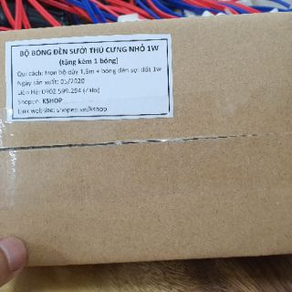 Đèn sưởi cho sóc con, vẹt con, gà con...