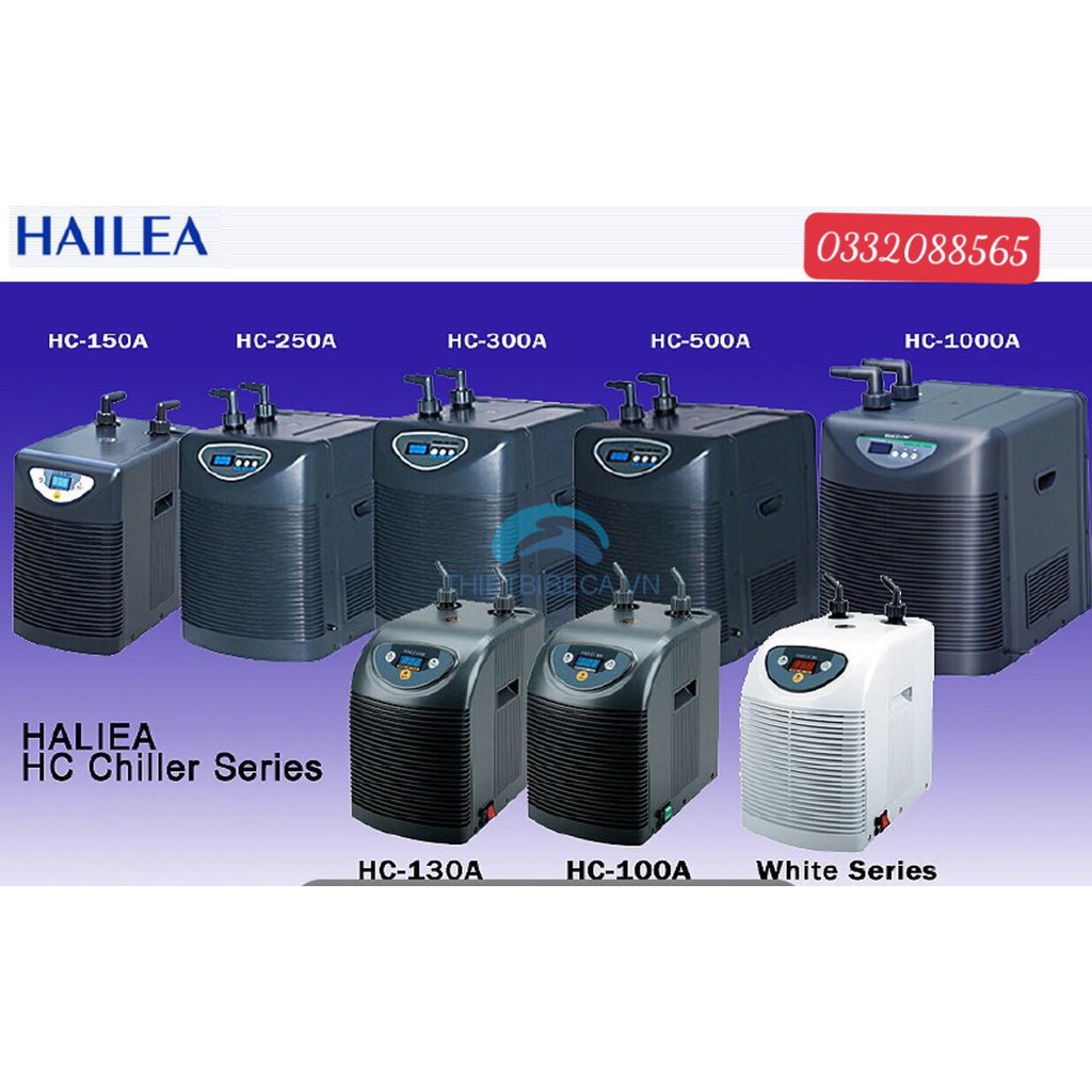 Máy lạnh bể cá Hailea HC,Máy làm lạnh mát nước cho bể cá cảnh ,bể hải sản Hailea HC 150- HC 2200