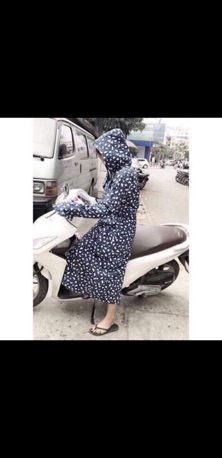 Áo chống nắng liền thân thô- lanh